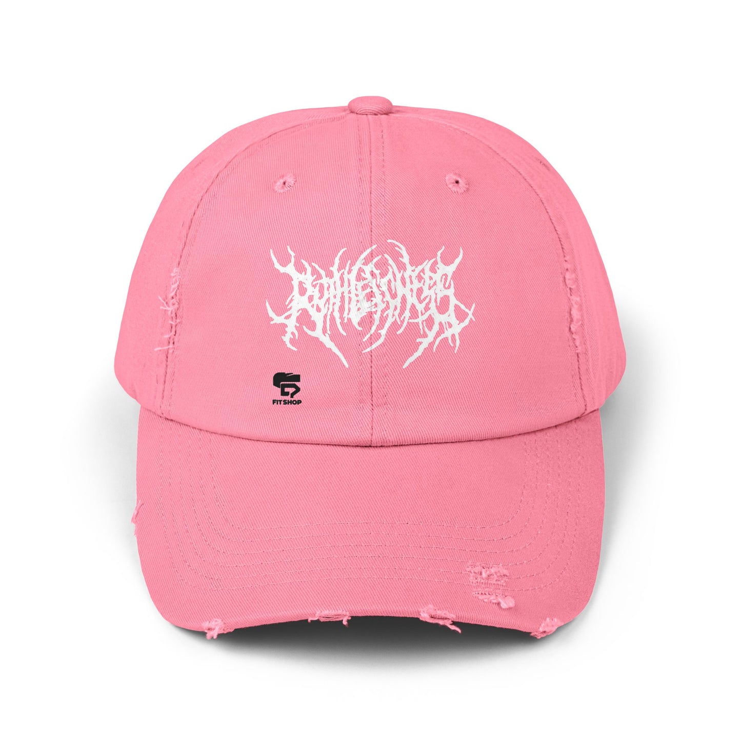 Unisex Distressed Cap with Bold Graphic Design | Perfect for Music Lovers & Casual Style