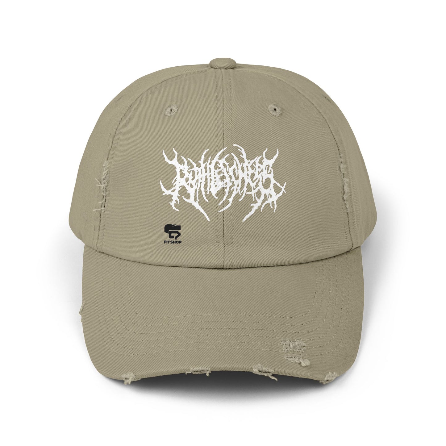 Unisex Distressed Cap with Bold Graphic Design | Perfect for Music Lovers & Casual Style