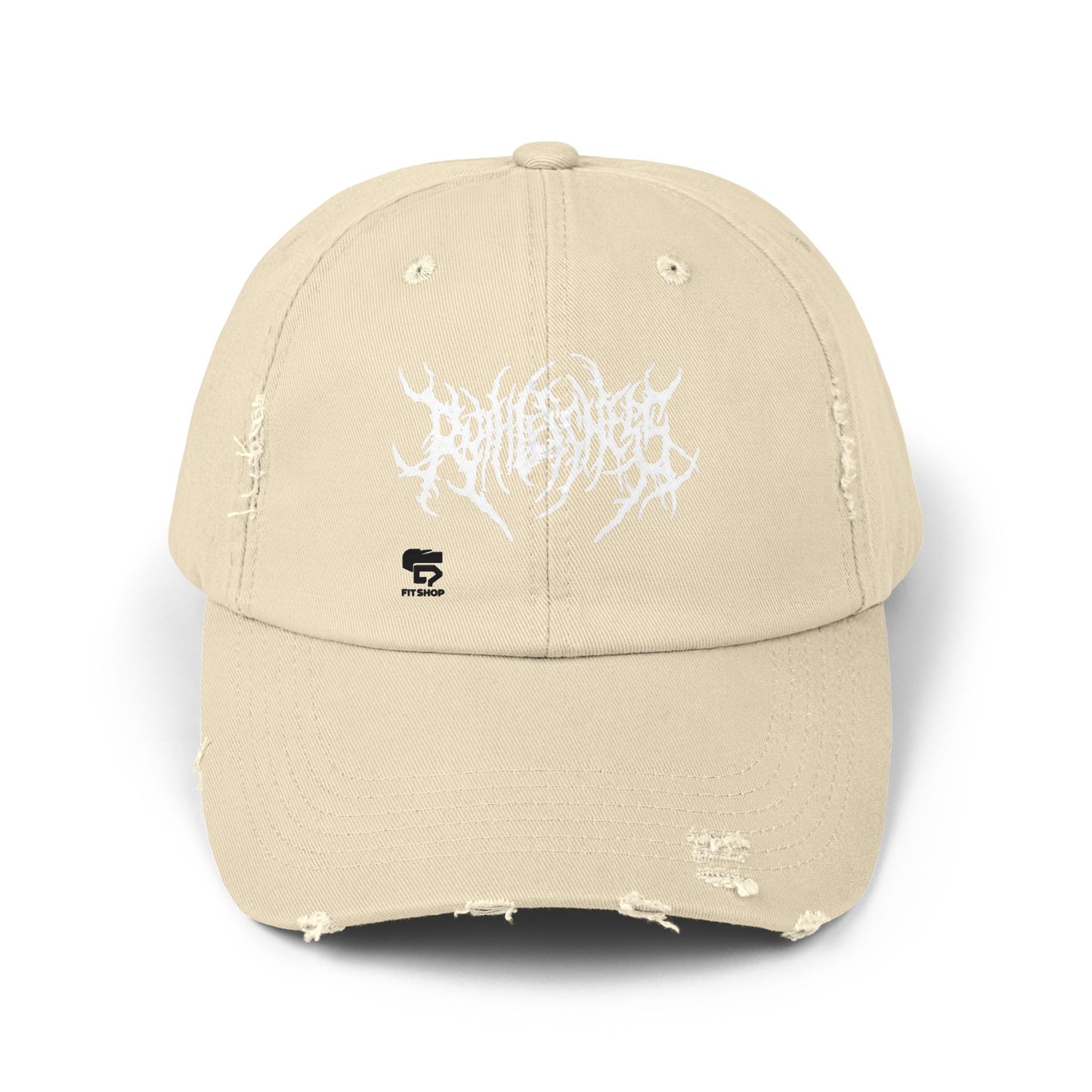 Unisex Distressed Cap with Bold Graphic Design | Perfect for Music Lovers & Casual Style