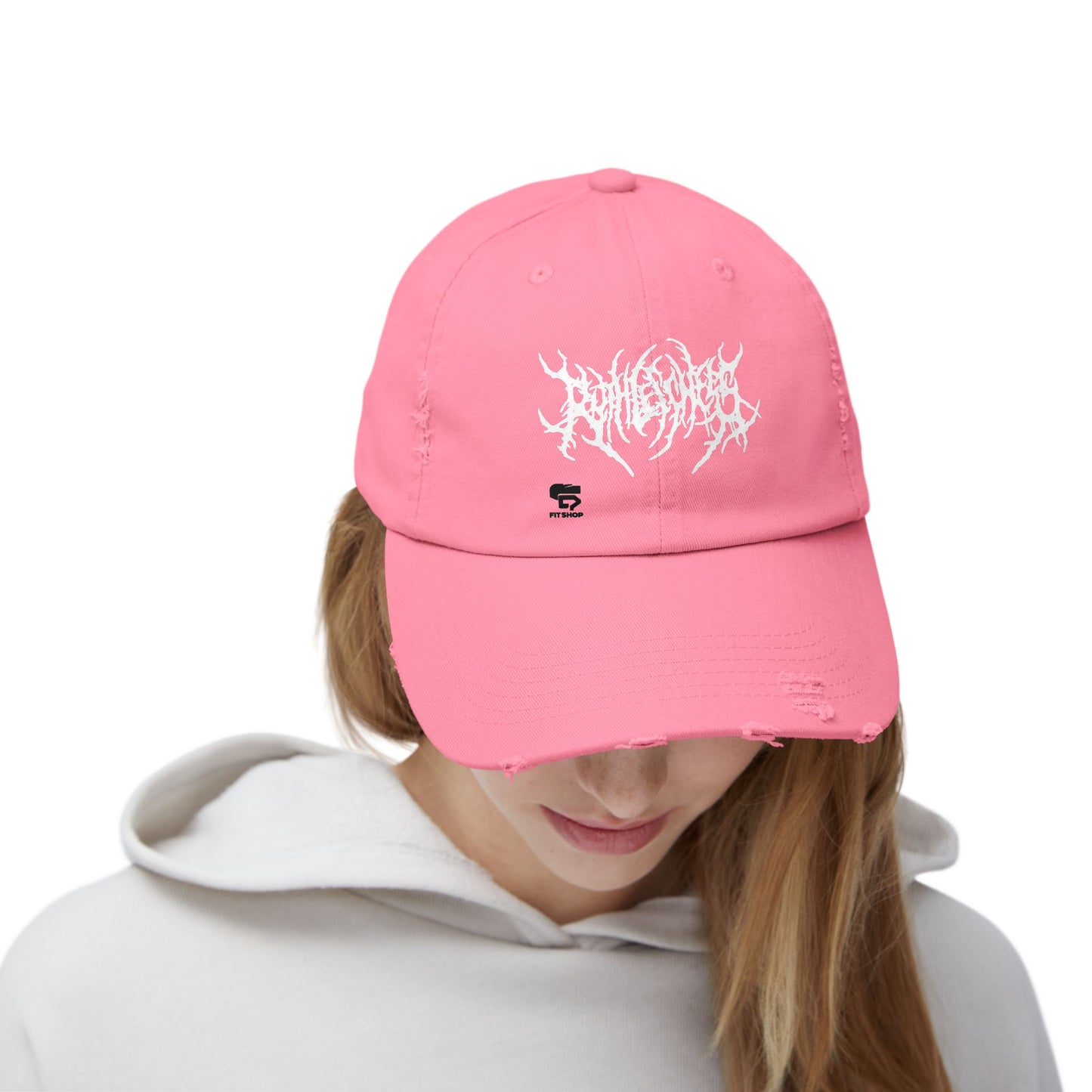 Unisex Distressed Cap with Bold Graphic Design | Perfect for Music Lovers & Casual Style